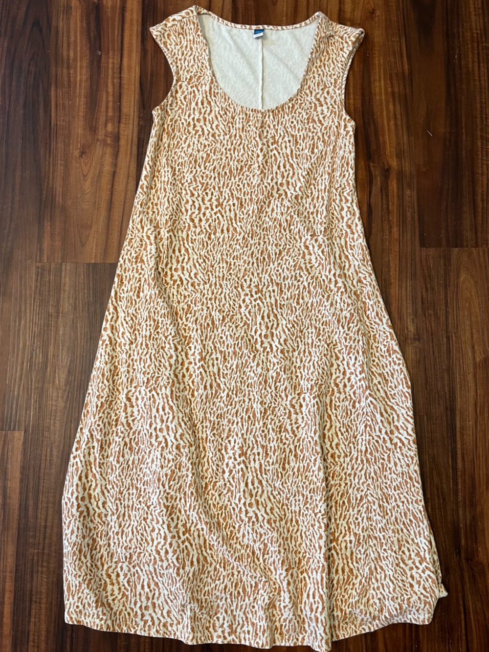 Old Navy Leopard Print Maternity Midi Dress M